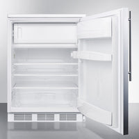 Accucold - CT66LWSSHV - 24" Wide Refrigerator-Freezer