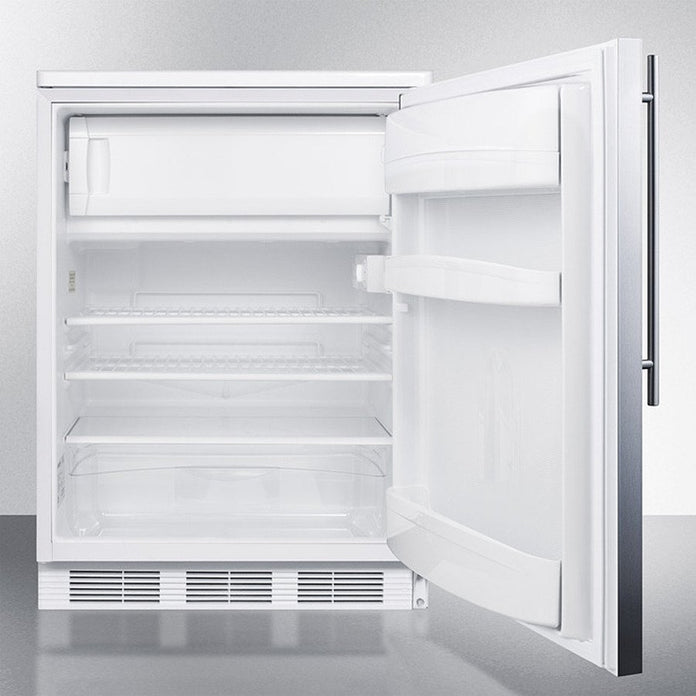 Accucold - CT66LWSSHV - 24" Wide Refrigerator-Freezer