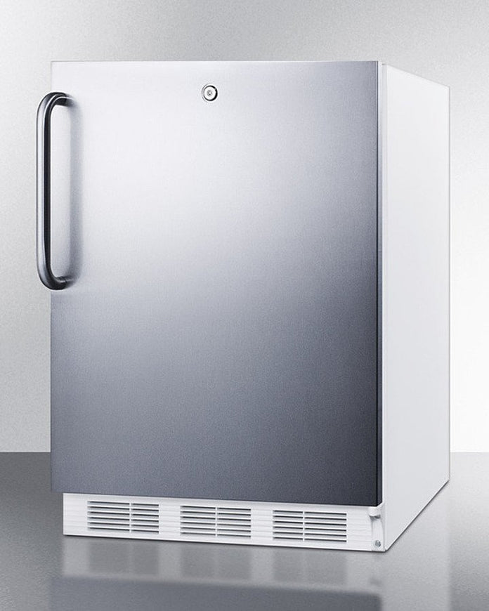Accucold - CT66LWSSTBADA - 24" Wide Refrigerator-Freezer, ADA Compliant