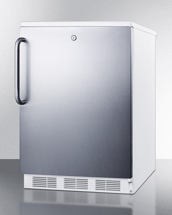 Accucold - CT66LWSSTB - 24" Wide Refrigerator-Freezer