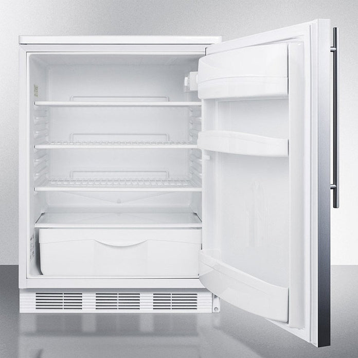 Accucold - FF6LW7SSHVLHD - 24" Wide All-Refrigerator, Left Hand Door