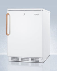 Accucold - FF6LWTBCLHD - 24" Wide All-Refrigerator, Copper Handle, Left Hand Door