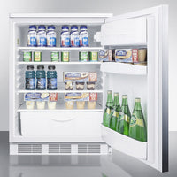 Accucold - FF6LW7SSHHLHD - 24" Wide All-Refrigerator, Left Hand Door