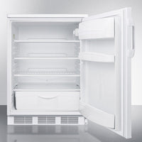 Accucold - FF6WLHD - 24" Wide All-Refrigerator, Left Hand Door