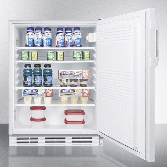 Accucold - FF7LWBIADALHD - 24" Wide Built-In All-Refrigerator, ADA Compliant, Left Hand Door