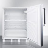 Accucold - FF7LWCSSADALHD - 24" Wide Built-In All-Refrigerator, ADA Compliant, Left Hand Door
