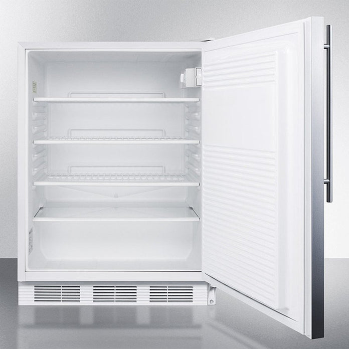 Accucold - FF7LWBISSHVADALHD - 24" Wide Built-In All-Refrigerator, ADA Compliant, Left Hand Door