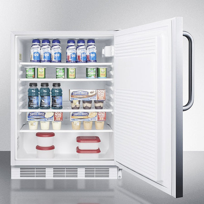 Accucold - FF7LWBISSTBADALHD - 24" Wide Built-In All-Refrigerator, ADA Compliant, Left Hand Door