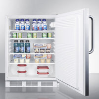 Accucold - FF7LWBISSTBADALHD - 24" Wide Built-In All-Refrigerator, ADA Compliant, Left Hand Door