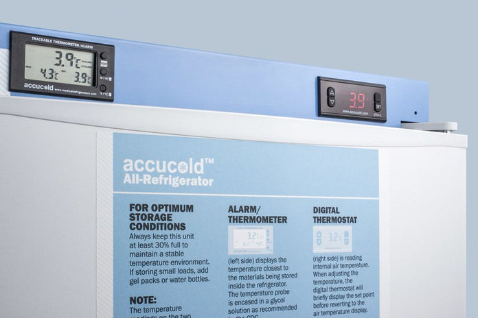 Accucold - FFAR10MED2LHD - 24" Wide All-Refrigerator, Left Hand Door