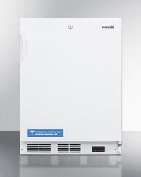 Accucold - VT65MLBIADALHD - 24" Wide Built-In All-Freezer, ADA Compliant, Left Hand Door