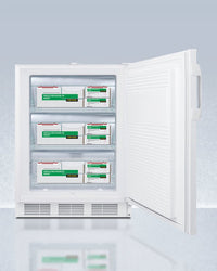 Accucold - VT65MLVAC456ADALHD - 24" Wide Built-In All-Freezer, Certified to NSF-ANSI 456 Standard for Vaccine Storage, ADA Compliant, Left Hand Door