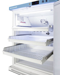Accucold - ARS6MLDR - 6 Cu. Ft. ADA Height Laboratory Refrigerator with Removable Drawers