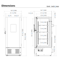 PHCbi - MDF-DU503VXHA-PA - TwinGuard ECO Ultra-Low Temperature Upright Freezer -86°C