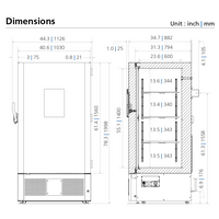 PHCbi - MDF-DU703VXHA-PA - TwinGuard ECO Ultra-Low Temperature Upright Freezer -86°C