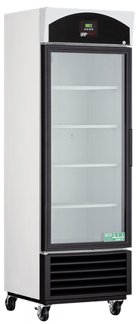 Lab Research Products - LRP-HC-19-LH - 19 Cu. Ft. Plus Series Glass Door Laboratory Refrigerator, Left Hinged