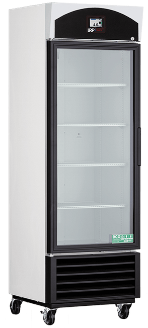 Lab Research Products - LRP-HC-19-TS-LH - 19 Cu. Ft. TempLog Plus Series Glass Door Laboratory Refrigerator, Left Hinged