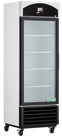 Lab Research Products - LRP-HC-19-TS-LH - 19 Cu. Ft. TempLog Plus Series Glass Door Laboratory Refrigerator, Left Hinged