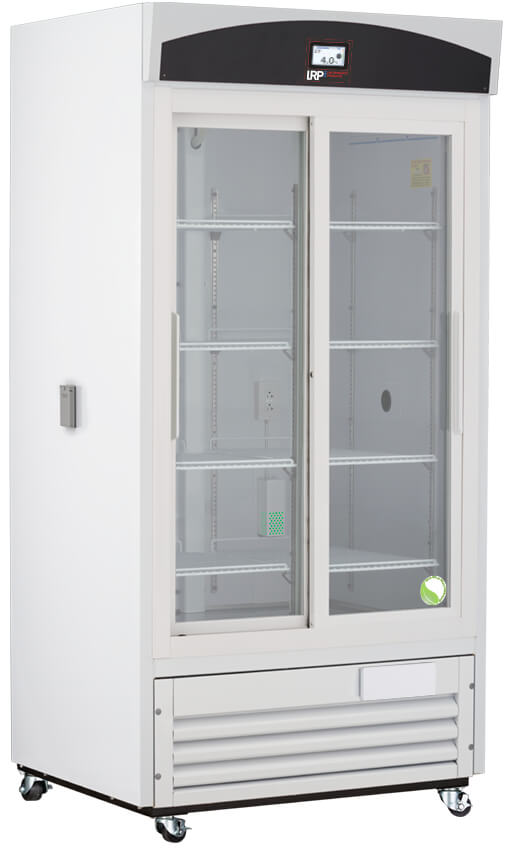 Lab Research Products - LRP-HC-CP-TS - Capacity TempLog Plus Series Glass Door Chromatography Refrigerator
