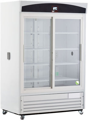 Lab Research Products - LRP-HC-CP-47-TS - 47 Cu. Ft. Capacity TempLog Plus Series Sliding Glass Door Chromatography Refrigerator