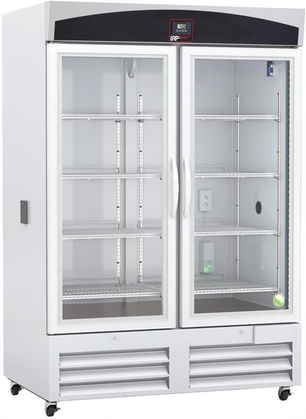 Lab Research Products - LRP-HC-CP-49 - 49 Cu. Ft. Capacity Plus Series Glass Door Chromatography Refrigerator