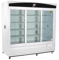 Lab Research Products - LRP-HC-CP-TS - Capacity TempLog Plus Series Glass Door Chromatography Refrigerator