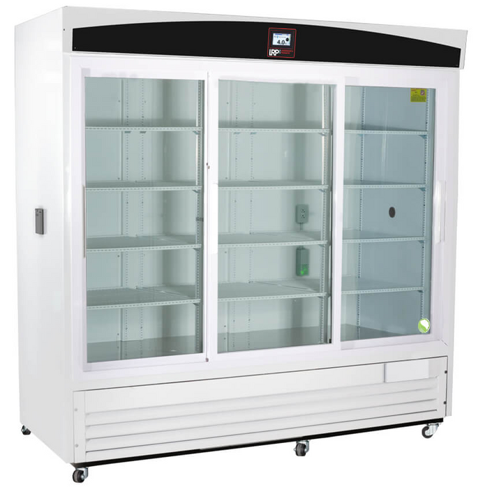 Lab Research Products - LRP-HC-CP-TS - Capacity TempLog Plus Series Glass Door Chromatography Refrigerator