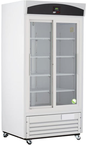 Lab Research Products (LRP) - LRP-HC-LP-33 - 33 Cu. Ft. Capacity Plus Series Sliding Glass Door Laboratory Refrigerator