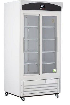 Lab Research Products - LRP-HC-LP-33-TS - 33 Cu. Ft. TempLog Plus Series Laboratory Sliding Glass Door Refrigerator