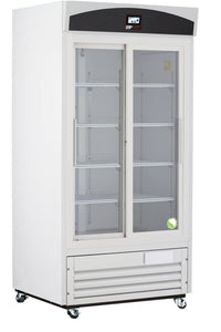 Lab Research Products - LRP-HC-LP-TS - TempLog Plus Series Laboratory Glass Door Refrigerator