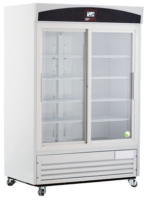 Lab Research Products - LRP-HC-LP-47-TS - 47 Cu. Ft. TempLog Plus Series Laboratory Sliding Glass Door Refrigerator