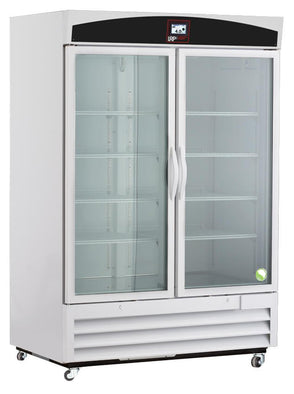 Lab Research Products - LRP-HC-LP-49-TS - 49 Cu. Ft. TempLog Plus Series Laboratory Glass Door Refrigerator