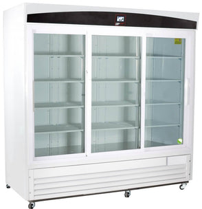 Lab Research Products - LRP-HC-LP-69-TS - 69 Cu. Ft. TempLog Plus Series Laboratory Sliding Glass Door Refrigerator