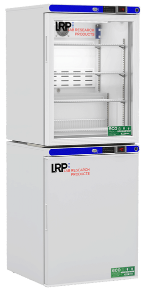Lab Research Products - LRP-HC-RFC1040G - 10 Cu. Ft. Laboratory Refrigerator & Freezer (-40°C Operation) Combination, with Glass Door Refrigerator