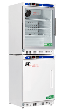 Lab Research Products - LRP-HC-RFC9G-LH - 9 Cu. Ft. Plus Series Refrigerator & Freezer Combination, Left Hinged with Glass Door Refrigerator