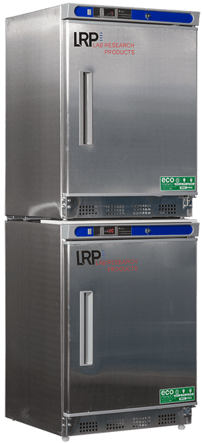 Lab Research Products - LRP-HC-RFC9SS - 9 Cu. Ft. Plus Series Refrigerator & Freezer Combination Stainless Steel Refrigerator