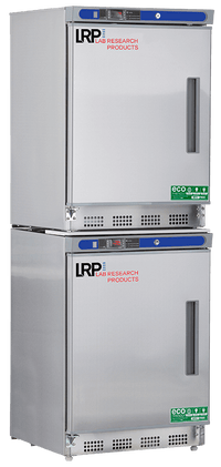 Lab Research Products - LRP-HC-RFC9SS-LH - 9 Cu. Ft. Plus Series Refrigerator & Freezer Combination Stainless Steel Refrigerator, Left Hinged