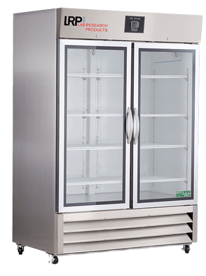 Lab Research Products (LRP) - LRP-HC-SSP-49G - 49 Cu. Ft. Plus Series Glass Door Stainless Steel Laboratory Refrigerator