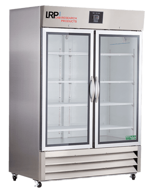 Lab Research Products - LRP-HC-SSP-49G - 49 Cu. Ft. Plus Series Glass Door Stainless Steel Laboratory Refrigerator