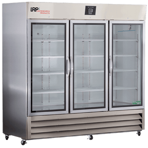 Lab Research Products - LRP-HC-SSP-72G - 72 Cu. Ft. Plus Series Glass Door Stainless Steel Laboratory Refrigerator