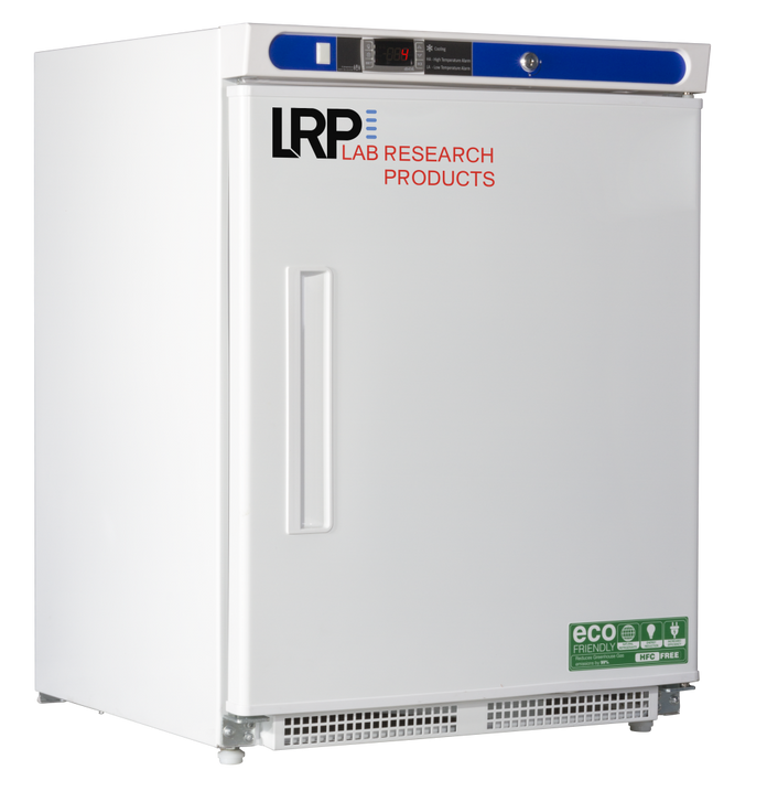 Lab Research Products - LRP-HC-UCBI-0404-ADA - 4.6 Cu. Ft. Plus Series Undercounter Refrigerator, Built-In ADA, Solid Door