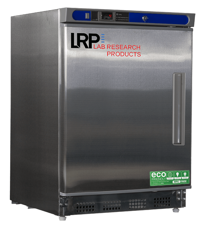 Lab Research Products (LRP) - LRP-HC-UCBI-0404SS-LH - 4.5 Cu. Ft. Plus Series Undercounter Refrigerator, Built-In, Left Hinged