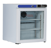 Lab Research Products - LRP-HC-UCFS-0104G-LH - 1 Cu. Ft. Plus Series Countertop Refrigerator Freestanding, Left Hinged-Glass Door