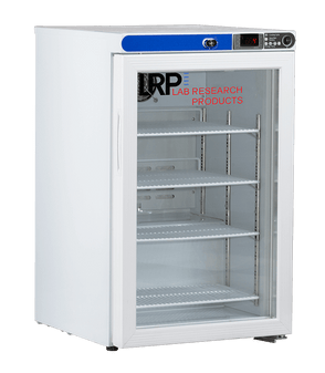 Lab Research Products - LRP-HC-UCFS-0204G - 2.5 Cu. Ft. Plus Series Undercounter Refrigerator Freestanding Glass Door
