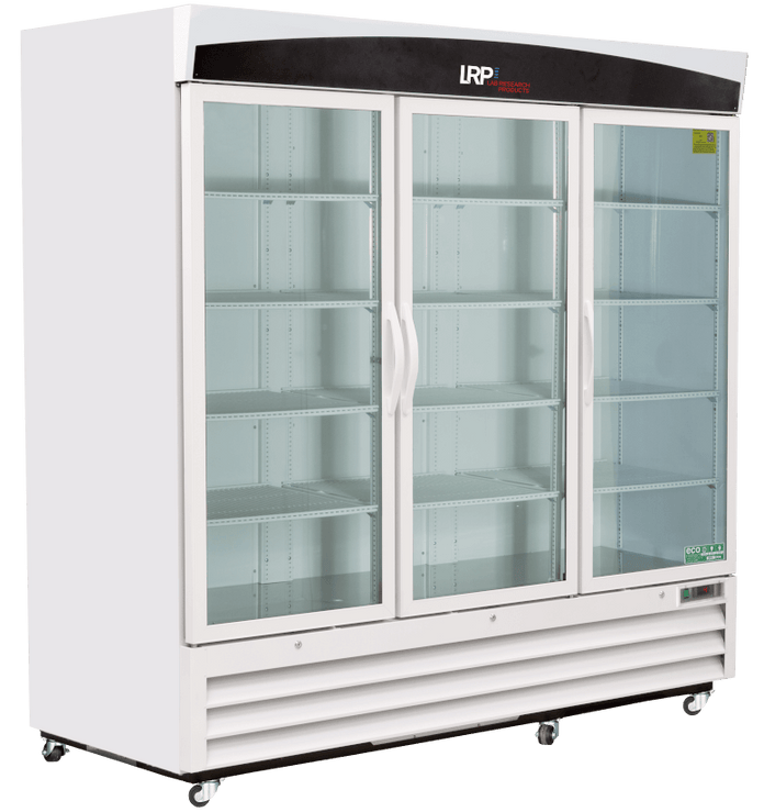 Lab Research Products - LRP-HC-LB-72 - 72 Cu. Ft. Basic Series Glass Door Laboratory Refrigerator