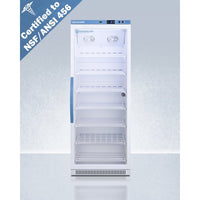 Accucold - ARG12PV456LHD - 12 Cu.Ft. Upright Vaccine Refrigerator, Certified to NSF-ANSI 456 Vaccine Storage Standard, Left Hand Door
