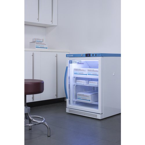 Accucold - ARG6PV-CRT - 6 Cu. Ft. ADA Height Upright Controlled Room Temperature Cabinet