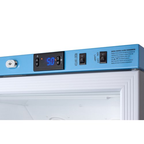 Accucold - ARG12PV456LHD - 12 Cu.Ft. Upright Vaccine Refrigerator, Certified to NSF-ANSI 456 Vaccine Storage Standard, Left Hand Door