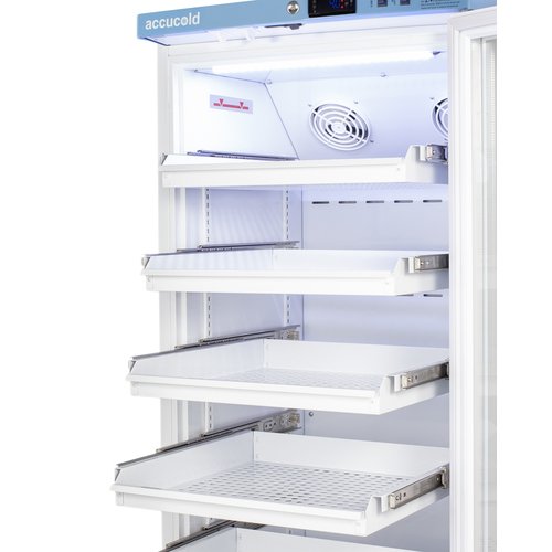 Accucold - ARG12PVDRLHD - 12 Cu.Ft. Upright Vaccine Refrigerator with Removable Drawers, Left Hand Door