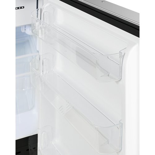 Accucold - ADA302BRFZSSTBCLHD - 21" Wide Built-in Refrigerator-Freezer, ADA Compliant, Left Hand Door